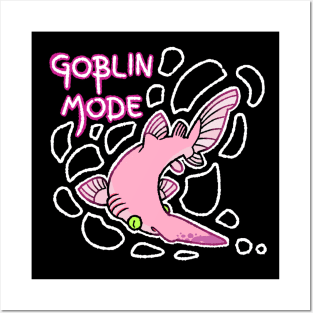 Goblin shark mode Posters and Art